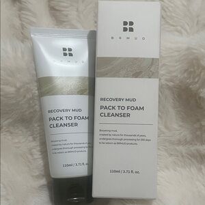 Recovery Mud Pack to Foam Cleanser - White and Cream